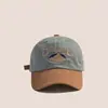 Gorra de Béisbol Retro Trendy con Bloques de Color Estilo Coreano para Niños, Gorra Versátil Casual para Salir