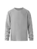 Camiseta Myq Estilo Old Money Cuello Redondo Manga Larga para Hombre Otoño Holgada Casual Camisa Base Estilo Coreano Ropa de Trabajo Ropa Estilo Old Money