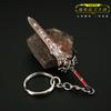 La Leyenda de Zelda Las Lágrimas del Reino circundante mini cerca de Wei modelo de arma espada juguete llavero colgante
