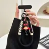 Cordón Trenzado Corto para Teléfono Funda Universal para Teléfono Nueva Diadema Colgante de Campana para Niña con Clip Correa de Muñeca Moderno