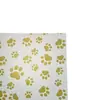 Papel de Regalo con Huellas de Perro de Colores en Stock, Caja de Regalo para Snacks de Mascotas, Empaque de Ramo de Regalo, Papel de Seda a Prueba de Humedad