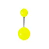 Piercing de Umbigo de Aço Inoxidável Transfronteiriço Argola de Umbigo com Bola Acrílica Luminosa Piercing Simples de Moda com Rosca Joias Atacado