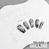 Pegatinas para Uñas Halloween Estampado en Caliente Transfronterizo Calavera Rosa Estilo Retro Dulce Fresco Pegatinas para Uñas DIY