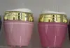Botella de Loción con Forma de Jarra de Vino Rosa Azul 30g Botella de Dispensación al Vacío Tipo Prensa Galvanizada Botella para Crema Facial Botella de Crema al Vacío