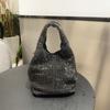 Bolso de Mujer Transfronterizo Bolso de Pedrería Bolso Cubo Portátil Bolso de Cadena Diagonal de un Solo Hombro Bolso Pequeño Bolso de Mano