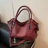 Bolsa de Hombro de Moda Transfronteriza Más Vendida para Mujer Bolso Retro de Gran Capacidad para Mujer Bolso Nuevo Estilo de Hombro Único para Debajo del Brazo Bolso de Mano Cruzado