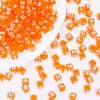 Contas Acrílicas 6mm Fundo Colorido Letra Branca Material para DIY Miçangas Artesanais Contas Educacionais para Crianças Contas Soltas para Enfiamento