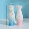 Vaso de Cerâmica Pequeno Fresco Hidropônico Vidro Transparente Arranjo de Flores Simples Branco Moderno Escandinavo Sala de Estar Decoração de Casa Enfeites