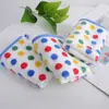 Pano de limpeza fofo de fleece coral com bolinhas para cozinha e casa, pano de prato absorvente e sem fiapos, pano de limpeza espesso