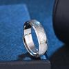 Moda personalidad moderno anillo simple de un solo alimento para hombre móvil ajustable mate dominante anillo para hombre al por mayor