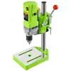 Mini Taladro de Banco Fresadora Miniatura Pequeña Multifuncional para el Hogar Máquina de Taladro 220v Máquina de Taladrado de Perlas de Alta Precisión