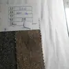 Tejido Fino de Tweed de Hong Kong Bicolor Mezclado con Seda Brillante de Hilo Grueso, Hilos Dorados y Plateados, Abrigo de Lana, Pantalones, Falda y Tela para Bolso de Otoño e Invierno Coloridos