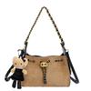Hilo de Bordar de Color Sólido 2025 Nuevo Bolso de Hombro Individual de Cuero Mate para Axila Bolso de Cadena de Moda con Gran Capacidad para Mujeres