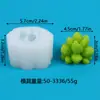 Molde de Silicone de Cacto Suculento Planta Simulada Planta em Vaso DIY Artesanal Vela de Aromaterapia Bolo Molde de Sobremesa