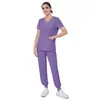 Pantalones de Trabajo Lavables Estilo Botón Nuevos para Personal Médico, de Enfermería, Residencias de Ancianos y Salones de Belleza, Cómodos y Transpirables para Hombres y Mujeres