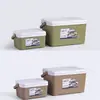 Caja enfriadora cubo de hielo para pesca térmica de espuma aislante (para camping/uso en coche/uso al aire libre/puestos comerciales/transporte)
