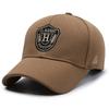 Gorra de béisbol Four Seasons Hat para hombre y mujer, con la letra R, Joker, gorra de cabeza grande, insignia, ala ancha, parasol