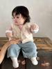 Chaleco para Niñas Estilo Primavera y Otoño Chaleco de Punto con Flores Estilo Coreano Bebé Dulce y Lindo Chaleco Exterior Chaleco