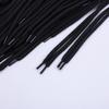 Cordão Elástico Baixo de Poliéster Preto e Branco em Estoque, Cordão para Chapéu, Acessórios para Vestuário, Cordão de Cintura com Cordão para Roupas