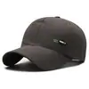 Más fácil para Combinar Gorra de Béisbol con Visera Ancha Bordada de Oso Polar que Muestra la Cara Gorra de Béisbol Pequeña Circunferencia de Cabeza Grande Gorra de Béisbol de Moda