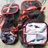 Bolsa de red protectora para peces, plegable, gruesa, desodorante, de secado rápido, con cuerda antideslizante.