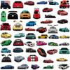 110 pegatinas geniales de carreras de coches deportivos sin repetición, para tazas de agua, portátiles, equipaje, guitarras, pegatinas de grafiti impermeables