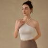 Sutiã Esportivo de Design Lindo Estilo Americano para Primavera e Verão, Sutiã Nadador à Prova de Choque para Fitness, Roupa para Corrida e Yoga, Camisola com Bojos