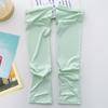 Mangas de Hielo de Verano Mejoradas Mangas de Protección Solar Unisex Seda de Hielo Protección UV Codo Delgadas para Salir Montar Protector de Brazo