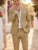Traje casual de comercio exterior transfronterizo para hombre, conjunto de dos piezas con blazer de dos botones y pantalón con estampado digital