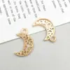1 Novo KC Liga de Ouro Artificial Série Estrela Lua Sol Pingente Pingente Pulseira DIY Acessórios de Joias