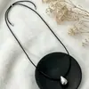 Colar com Pingente de Gota de Água Elegante Estilo Frio Moda Minimalista Transfronteiriça Europeia e Americana Joias