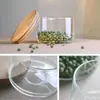 Frasco Sellado de Vidrio de Borosilicato de Alta Calidad con Tapa, Frasco de Vidrio Transparente para Uso Doméstico para Granos y Frutas Secas