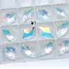 Atacado 14*23mm pingente de diamante joias de cristal femininas pingente aurora joias colar diy acessórios Joker