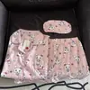 Pijama rosa a cuadros de estilo dulce para niña de verano, conjunto de dos piezas de cárdigan de manga corta y shorts de verano, ropa para el hogar en dormitorio estudiantil