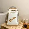 Mochila Escolar para Mulheres 2026 Nova de Aparência Sofisticada Costura em Contraste Moda Casual para Alunos do Ensino Fundamental e Médio Mochila Versátil