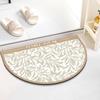Alfombrilla de pies de lodo de diatomeas suave estilo Ins para el hogar, baño, lavabo, puerta, antideslizante, absorbente, fácil de secar, alfombrilla de suelo, fabricantes, venta al por mayor