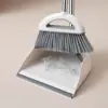 Juego de Escoba y Recogedor Combinación Hogar Escoba de Cerdas Suaves Barrer sin Pegar el Cabello