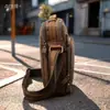 Bolsa de Ombro de Couro Bovino de Primeira Camada, Couro Genuíno, Toque de Luxo, Bolsa de Couro Masculina Transversal, Couro Crazy Horse, Estilo Único, Atacado Transfronteiriço, Bolsa de Mão Simples
