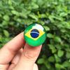 Insígnia de Bandeira Mundial, Emblema Nacional, Broche da Ucrânia, Patch de Gema Crystal Time, Produção de Insígnias Personalizadas a partir de Imagens Fornecidas