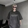 Camiseta de Manga Corta Estilo Americano Tie-Dye para Hombre, Nuevo Modelo Verano 2026, Marca Fresca y de Moda, Camiseta Resistente de Manga Media Holgada para Adolescentes