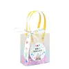 Sacola de Presente Transparente Temporada de Formatura do Jardim de Infância Sacola Tote de Lembrança de Aniversário Sacola para Embalagem de Lanches de Presente para Crianças
