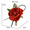 Flor de Pulso para Noiva de Casamento ao Ar Livre Estilo Floresta, Pulseira de Pérolas para Madrinha Estilo Europeu, Flor Artificial para Registro de Casamento, Flor de Mão para Casal