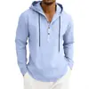 Sudadera casual para hombre de otoño e invierno, con cremallera a la mitad, cuello alto, forro polar, de carga catiónica, estilo europeo y americano, para uso transfronterizo