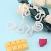 4 Piezas Molde de Corte de Mono Juego de Horneado Artificial Creativo Forma de Mono Herramientas de Cocina para Pastel Plástico Ecológico