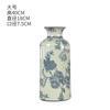 Nuevo jarrón de cerámica chino, decoración de porcelana, jarrón de cerámica azul y blanco, tarro general, tarro de almacenamiento, jarrón seco, jarrón para sala de estar