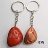 Cristal natural ágata piedra irregular llavero colgante adornos para bolsa suministro transfronterizo adornos DIY