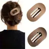 Conjunto Transfronteiriço Presilha de Cabelo Fosca de Plástico Ps Sem Marcas Estampa de Leopardo Simples Presilha Tubarão Acessório de Cabelo Bico de Pato para a Parte de Trás da Cabeça