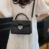 Fábrica de Origen Canguro Barney Moda Versátil Simple Retro Clásico Estilo Bolso de Hombro Nicho Venta al por Mayor Dropshipping