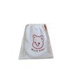 Bolsa de lona creativa bolsa de algodón con cordón almacenamiento de cosméticos bolsillo de lona para transferencia LOGOTIPO personalizado