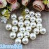 Perlas de imitación de ABS de doble agujero hechas a mano, de 3 a 20 mm, redondas, accesorios de joyería para mujer